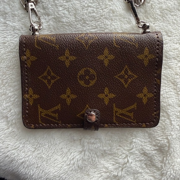 Louis Vuitton Handbags - Louis Vuitton Brown Gold Wallet/Crossbody/Passport holder Upcycled, comes w/ COA